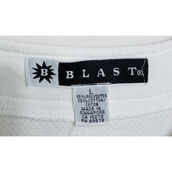 Vintage Blast Women Embroidered Top Short Sleeves Size L - Picture 5 of 5